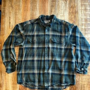 Wolverine Flannel. Green Plaid. XL